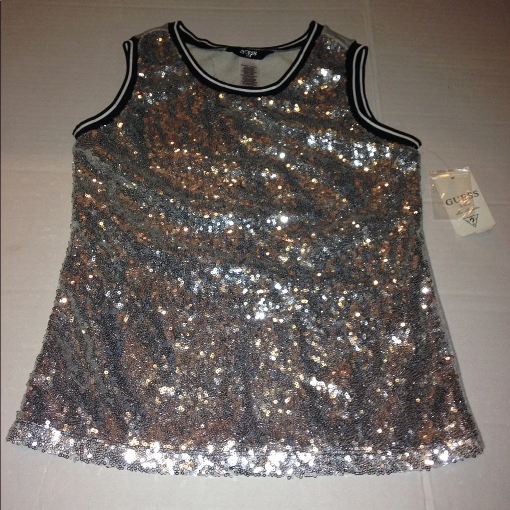 Guess kids sequence tank top size large 14 - Picture 1 of 3